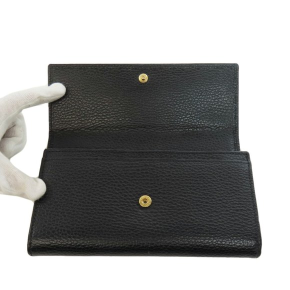 Gucci 456116 GG Marmont Long Wallet Leather Women's GUCCI - Picture 4 of 11